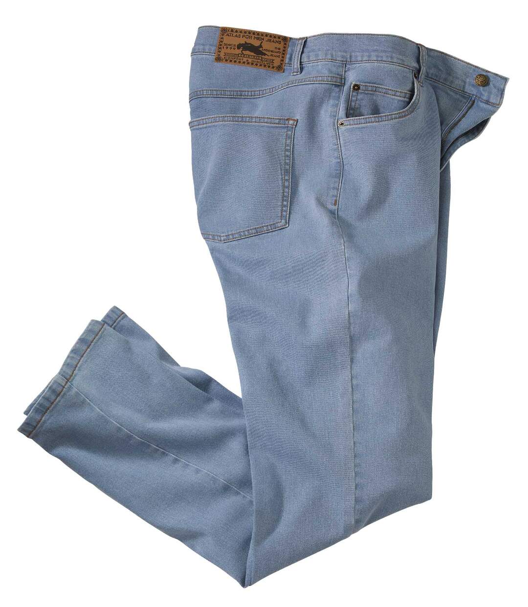 Lichtblauwe stretch jeans Atlas For Men