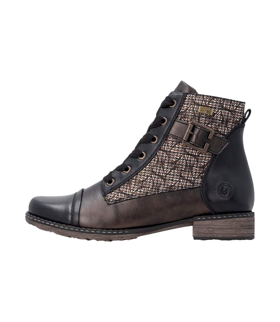 Bottines à Lacets et Zip Remonte Odeon-1