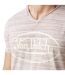 T-shirt homme col v avec traitement en coton Ron Vondutch