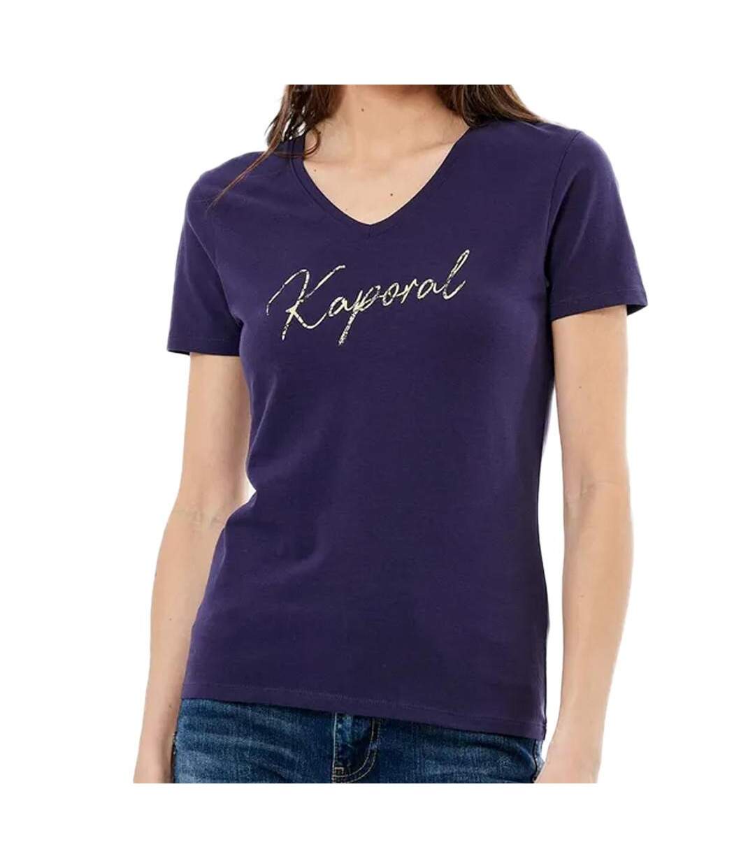 T-shirt Bleu Femme Kaporal 3W11 - S-1