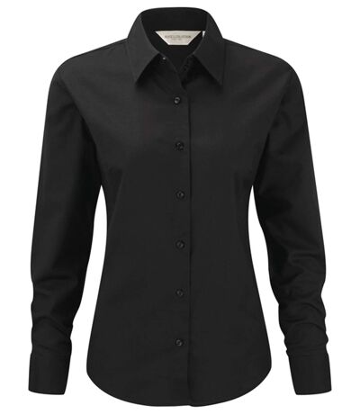 Chemise manches longues - Femme - RU932F - noir