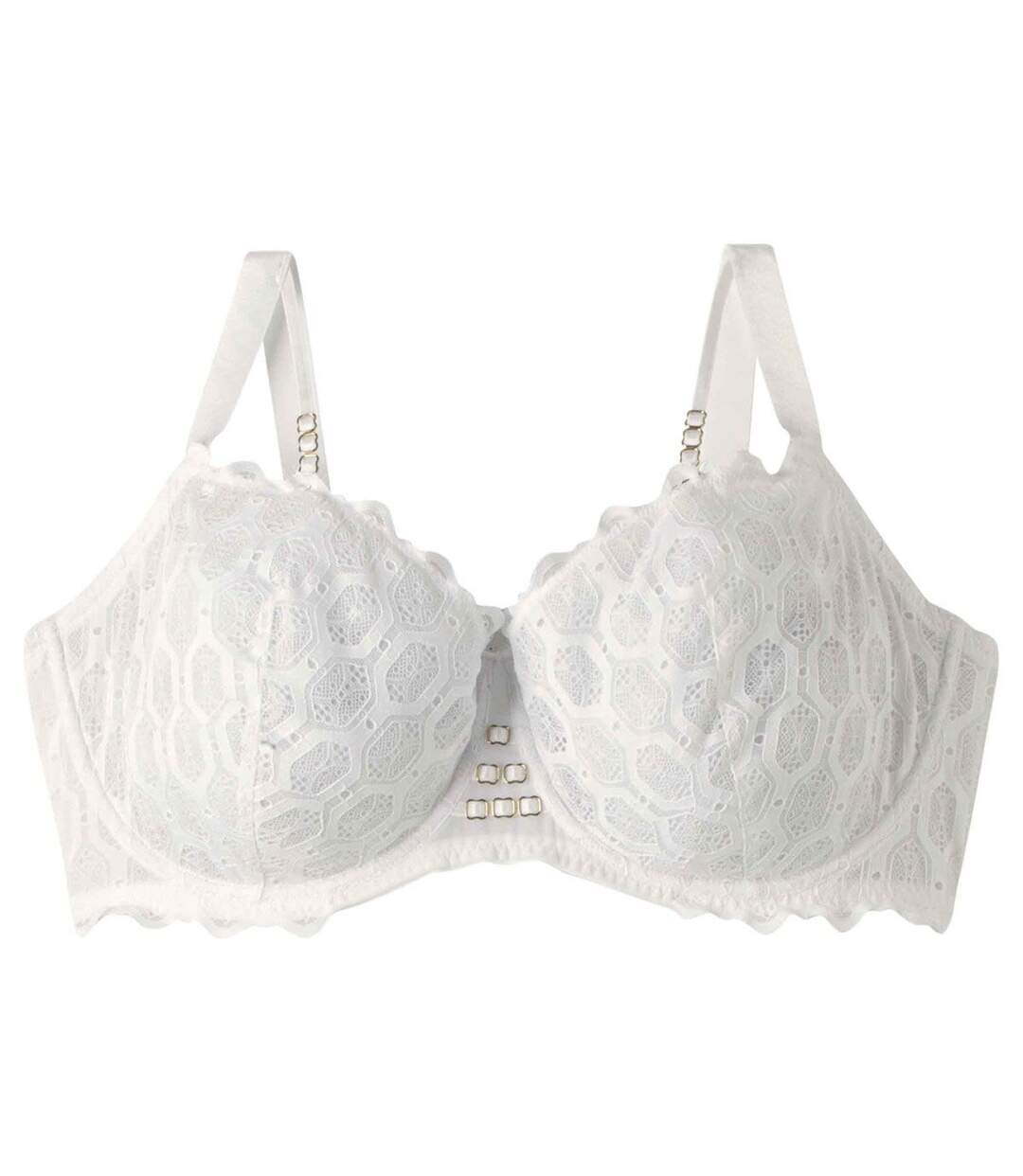 Soutien-gorge à armatures grand maintien blanc Imprévisible