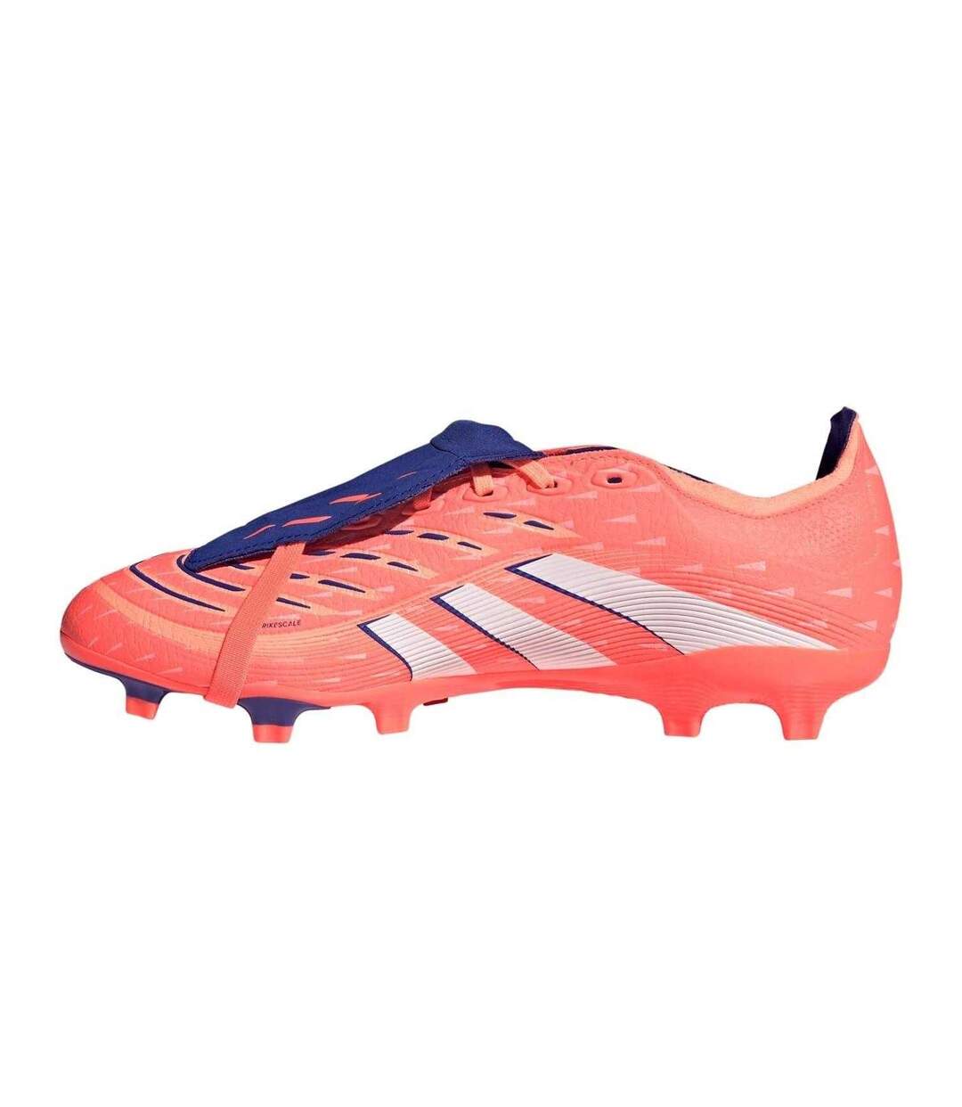 Mens League Fold Over Synthetic Firm Ground Football Boots Orange White Adidas-3