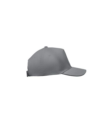 Sunny 5 Panel Baseball Cap Grey MidOcean