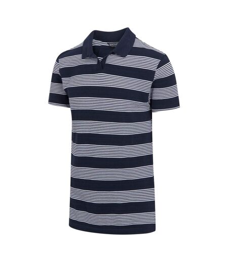 Polo tempete homme bleu marine / blanc Regatta