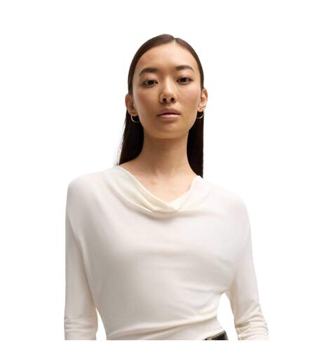 T-shirt Manches Longues Eseyana Femme Blanc Boss