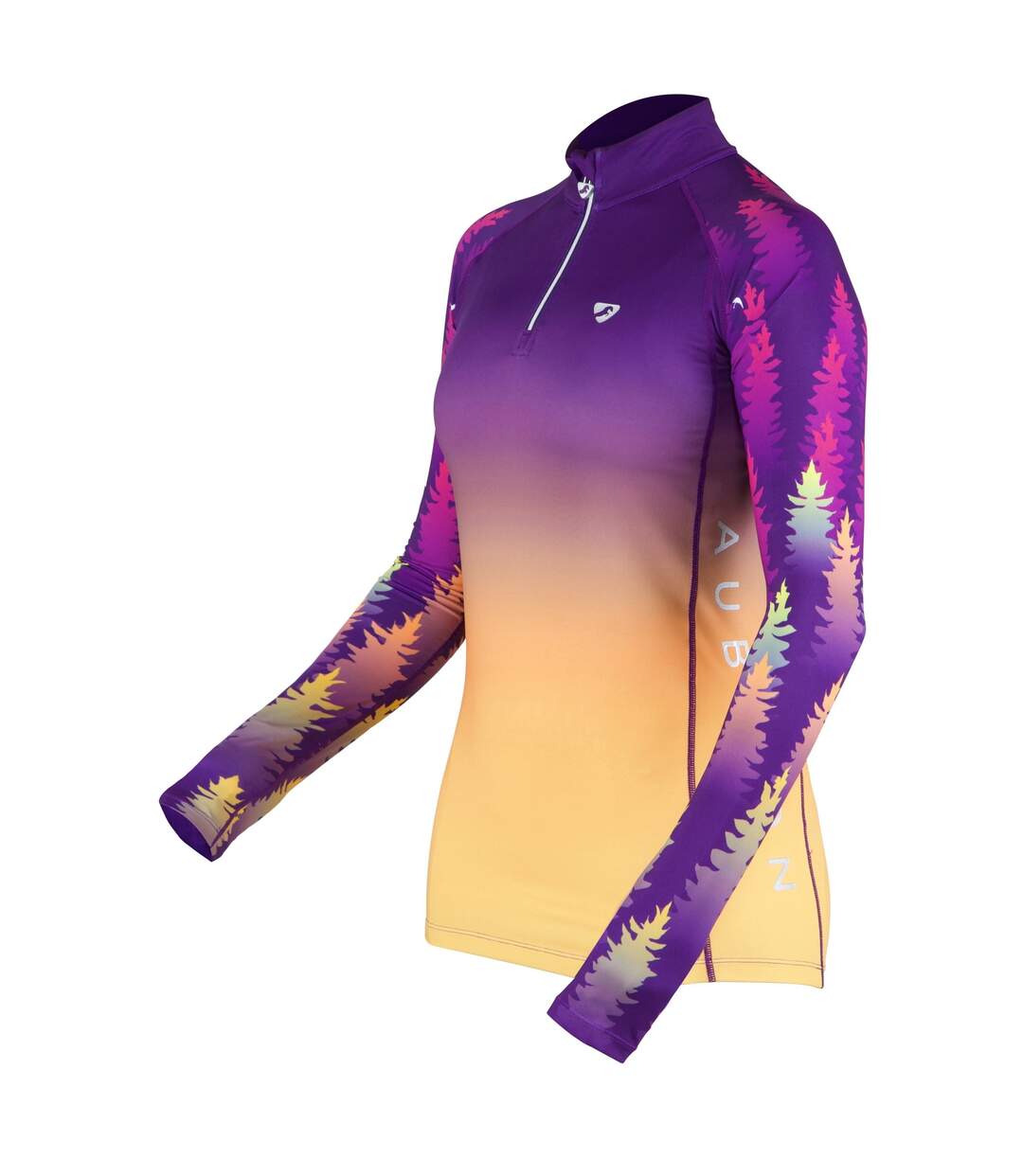 Maillot de cross-country hyde park femme violet Aubrion-1