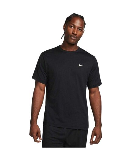 T-shirt Manches Courtes Motif/style Swoosh Hyverse Homme Noir Nike