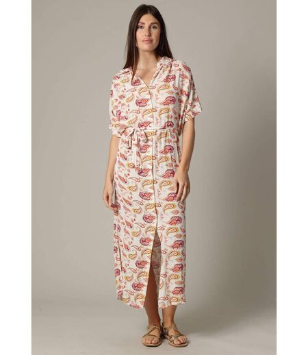 Robe longue en viscose avec motifs cachemire DOUNI