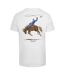 T-shirt Homme Live In The Moment Vivre Le Moment Présent Blanc Mister Tee-3