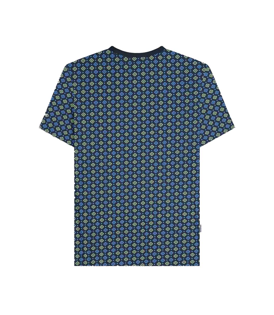 T-shirt Ss25 Homme Bleu Marine Basilic Lambretta-3