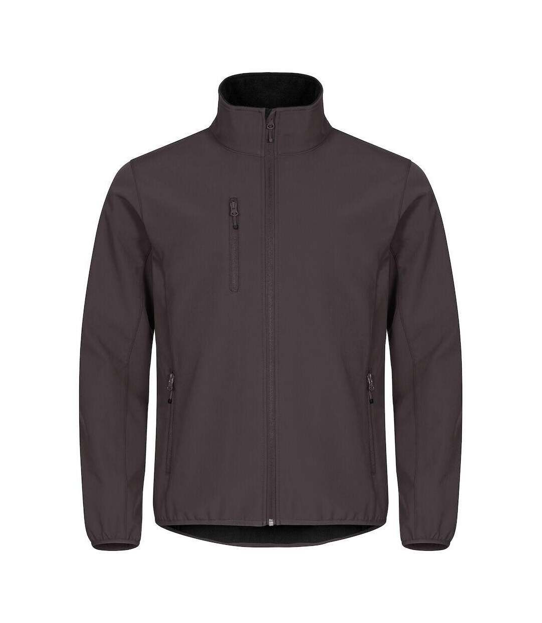 Mens Classic Soft Shell Jacket Blood Orange Clique-1