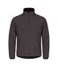 Mens Classic Soft Shell Jacket Blood Orange Clique-1