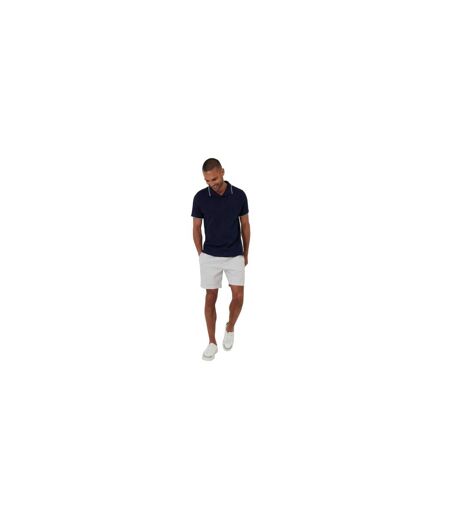Mens Arnwick Short-sleeved Polo Shirt Navy Threadbare