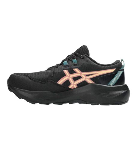 Womens/ladies Gel Venture 11 Trainers Black Pink Asics