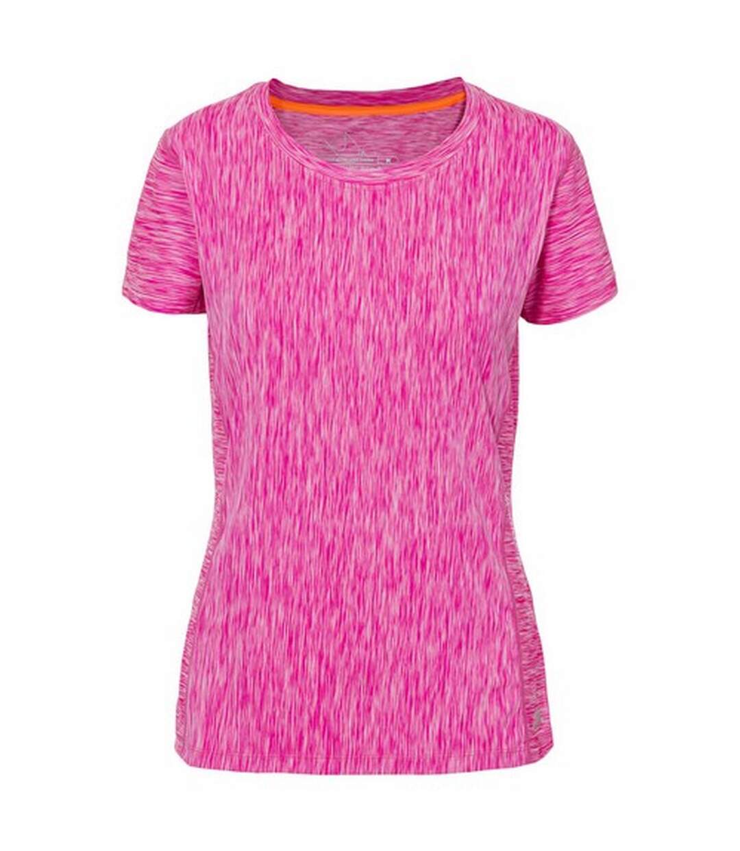 T-shirt de sport daffney femme rose chiné Trespass-1