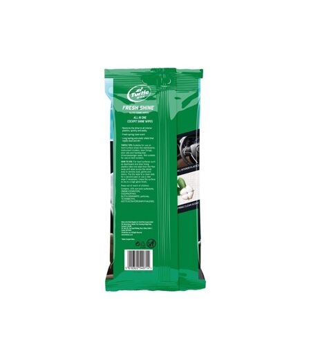 Pack of 2 Turtle wax fresh shine gloss wipes, spring fresh 4 one size multi colour TWX
