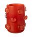 Vase Déco en Verre Aruna 23cm Rouge-1