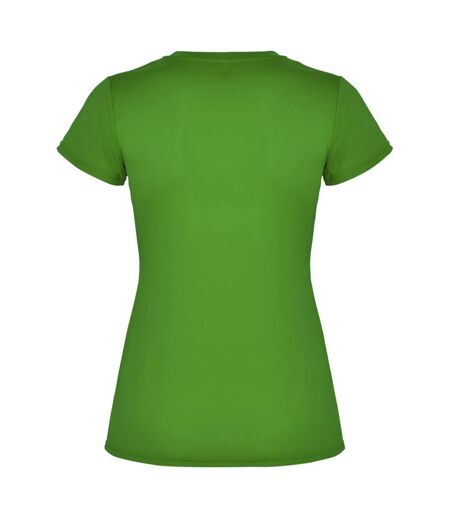 Roly Womens/Ladies Montecarlo Short-Sleeved Sports T-Shirt (Fern Green)