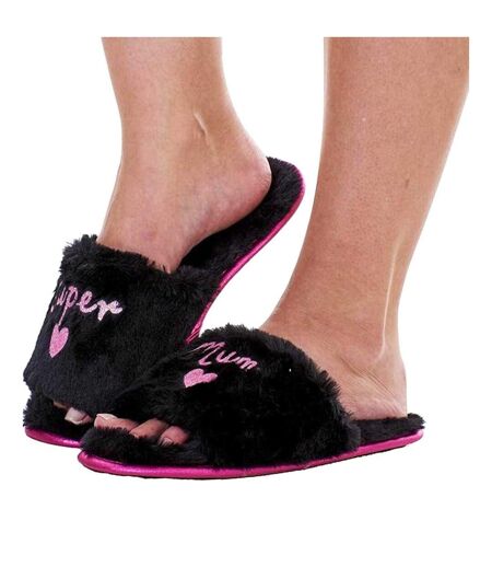 Mules Super Mum Femme Noir Keanu