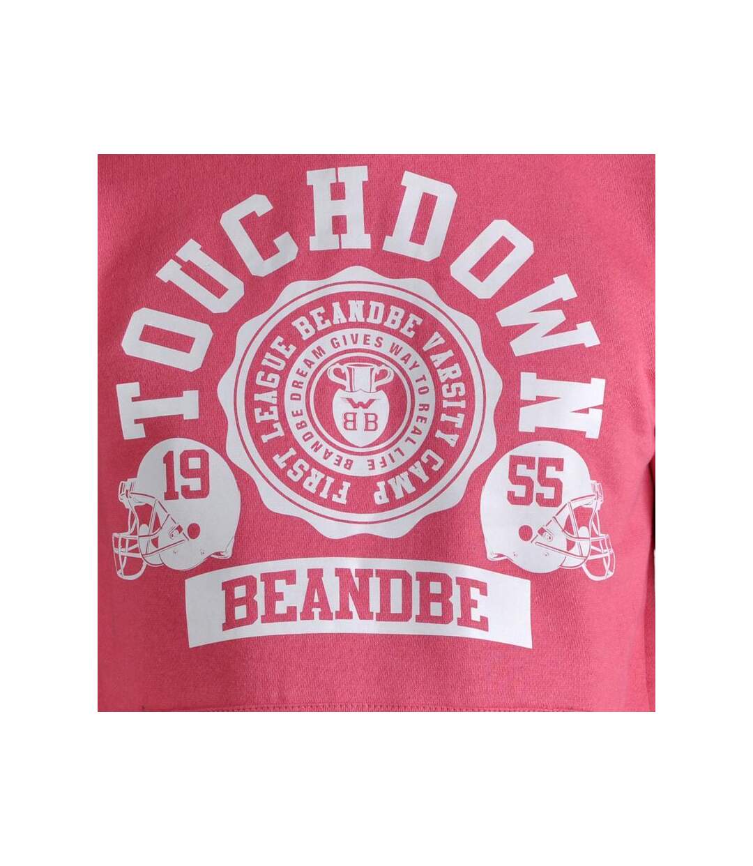 Sweat Be And Be Touchdown Rib Fushia   Blanc-4