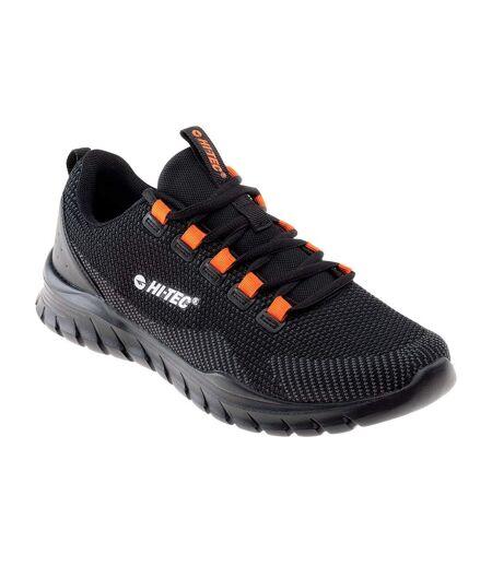 Baskets Herami Homme Noir Gris Foncé Orange Hi-Tec