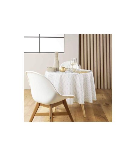 Nappe Ronde Imprimé Piana 180cm Naturel