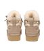 Womens/ladies Marbled Leather Trainers Sand EverAu-2