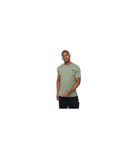 T-shirt Tous Les Jours Portville Homme Kaki Crosshatch