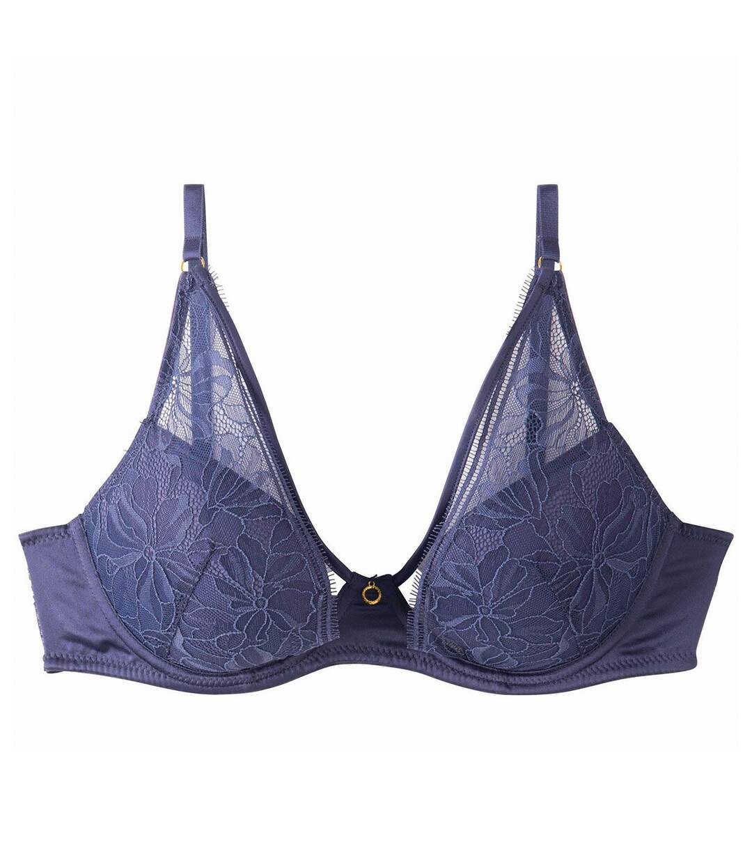 Soutien-gorge ampliforme coque moulée bleu Diabolique