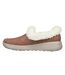 Womens/ladies Go Walk Joy Faux Suede Trainers Chestnut Skechers-2
