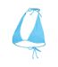 Womens/ladies Tri-fold Terrycloth Swimming Bikini Top Blue Speedo-2