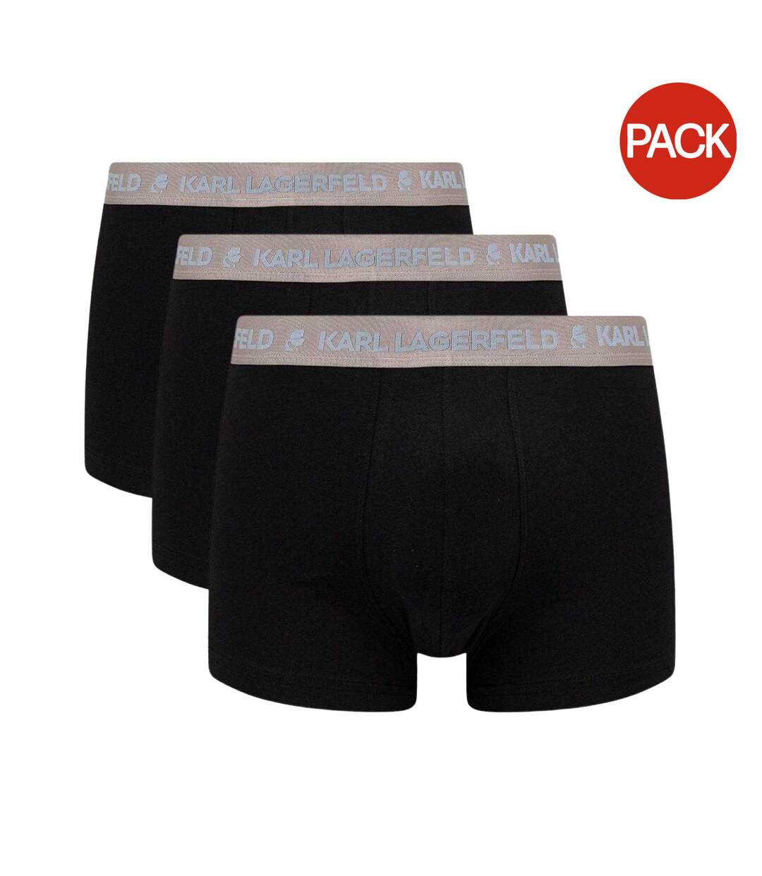 Boxers Motif/style Métallisé Homme Noir Karl Lagerfeld-1