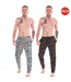 Pack Of 2  Mens Game Over Lounge Pants  Black Grey Multicoloured Keanu-2