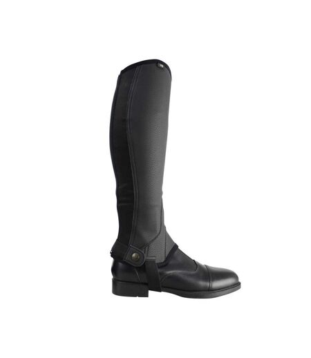 Demi-jambières En Cuir Combi Adulte Noir HyLAND