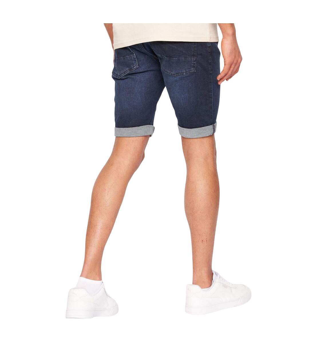 Short Reestier Homme Bleu Crosshatch-4