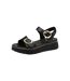Sandales Compensé Cuir Tamaris Comfort-3