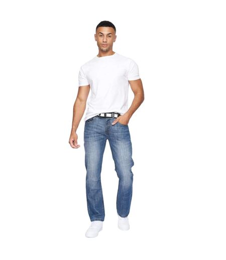 Jean new baltimore homme bleu semi-délavé Crosshatch