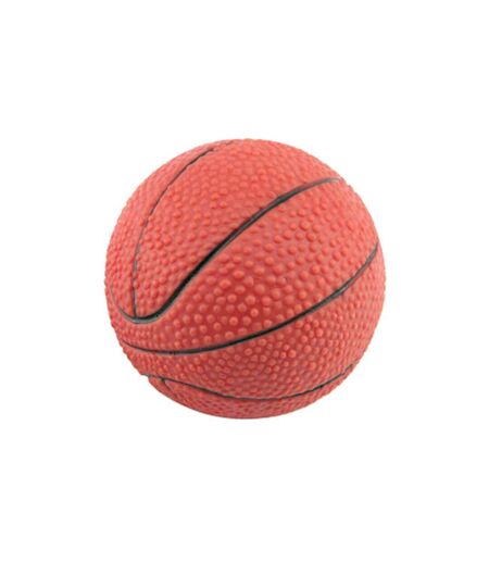 Jouet pour Chien Balle de Basket 7cm Rouge