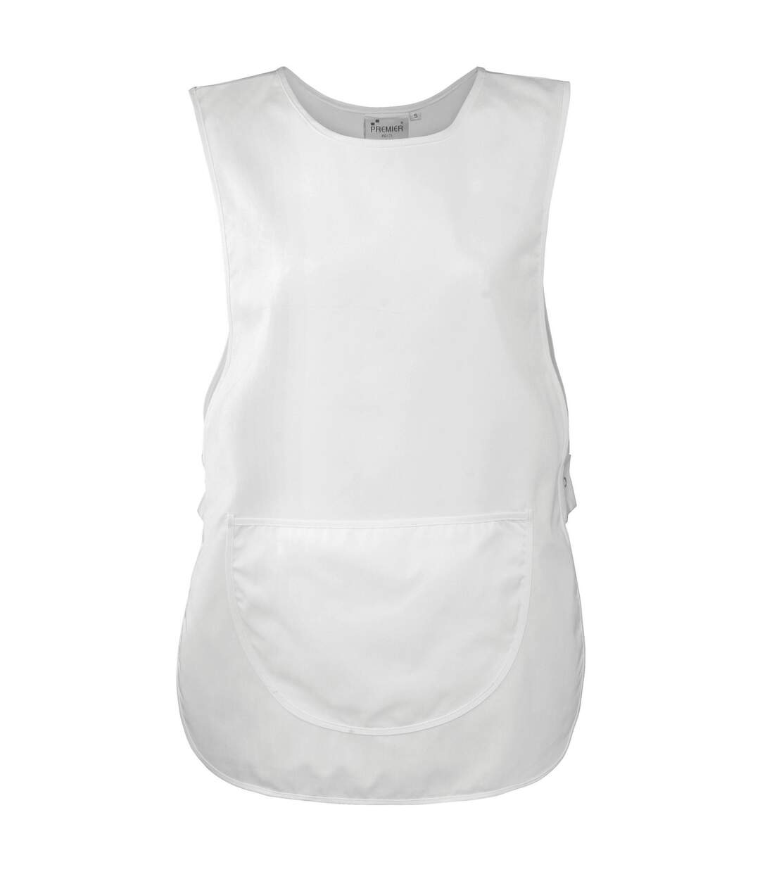 Premier Ladies/Womens Pocket Tabard / Workwear (White) (UTRW1078)-1