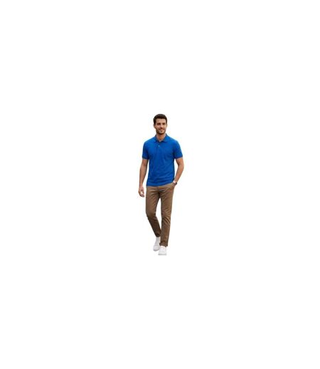 Mens Paris Stretch Polo Shirt Blue Lacoste