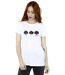 Disney Womens/Ladies Encanto Triste Feliz Enojada Cotton Boyfriend T-Shirt (Blanc) - UTBI22465-1