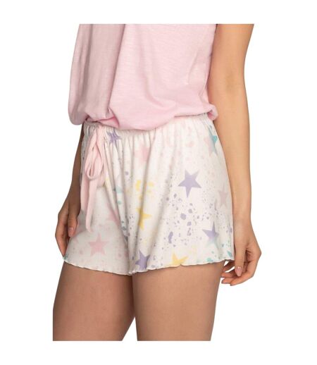 Short Motif/style Imprimé Étoile Femme Blanc Cassé PJ Salvage