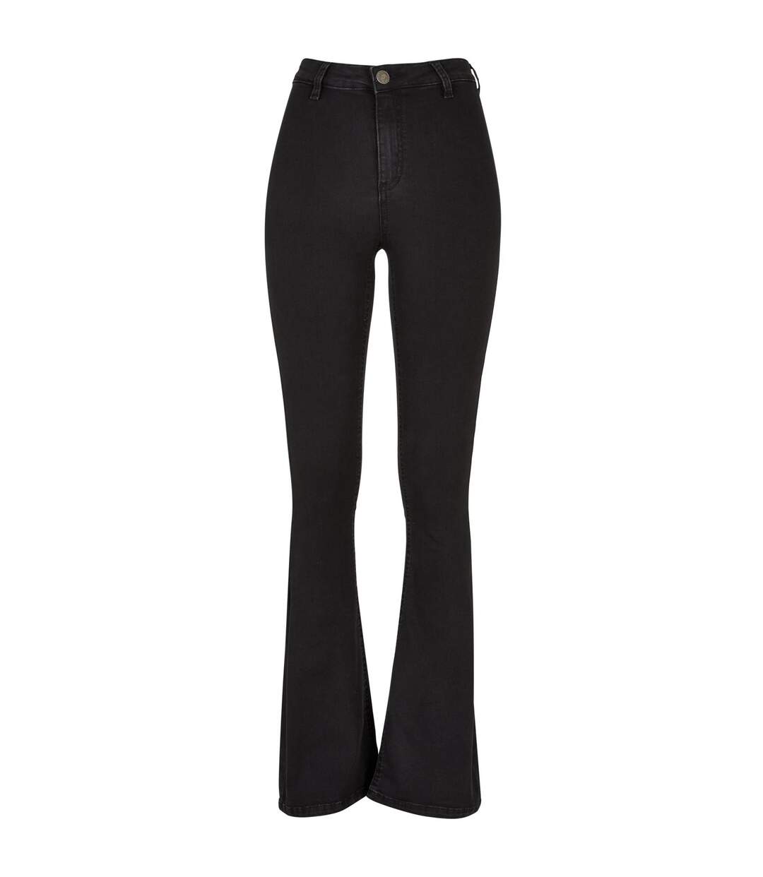 Jean Femme Noir Délavé À La Pierre Ponce Urban Classics-1