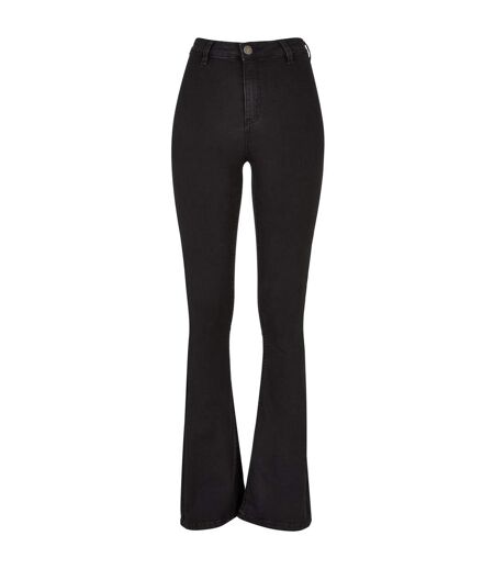 Jean Femme Noir Délavé À La Pierre Ponce Urban Classics