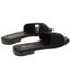 Womens/ladies Sparkling Strappy Flat Sandals Black Generic-2