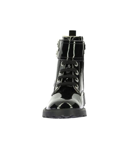 Bottines Cuir Enfant Kickers Kick Blush