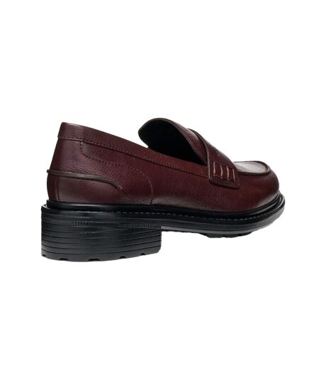 Mocassins Walk Pleasure Femme Bordeaux Geox
