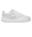 Womens/ladies Court Vision Swoosh Leather Platform Trainers White Nike-1