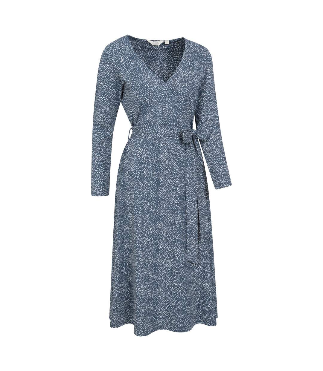 Robe mi-longue santorini femme bleu foncé Mountain Warehouse-4